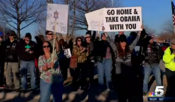 Garland, US Anti-Muslim Demo Jan 2015