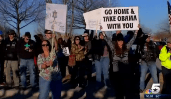 Garland, US Anti-Muslim Demo Jan 2015